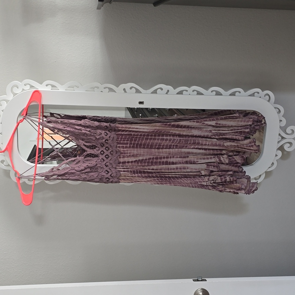 Free People purple dress.
